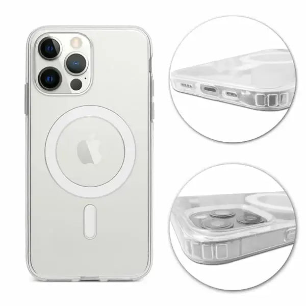 iPhone 13 Pro Max MagSafe suojakuori Läpinäkyvä