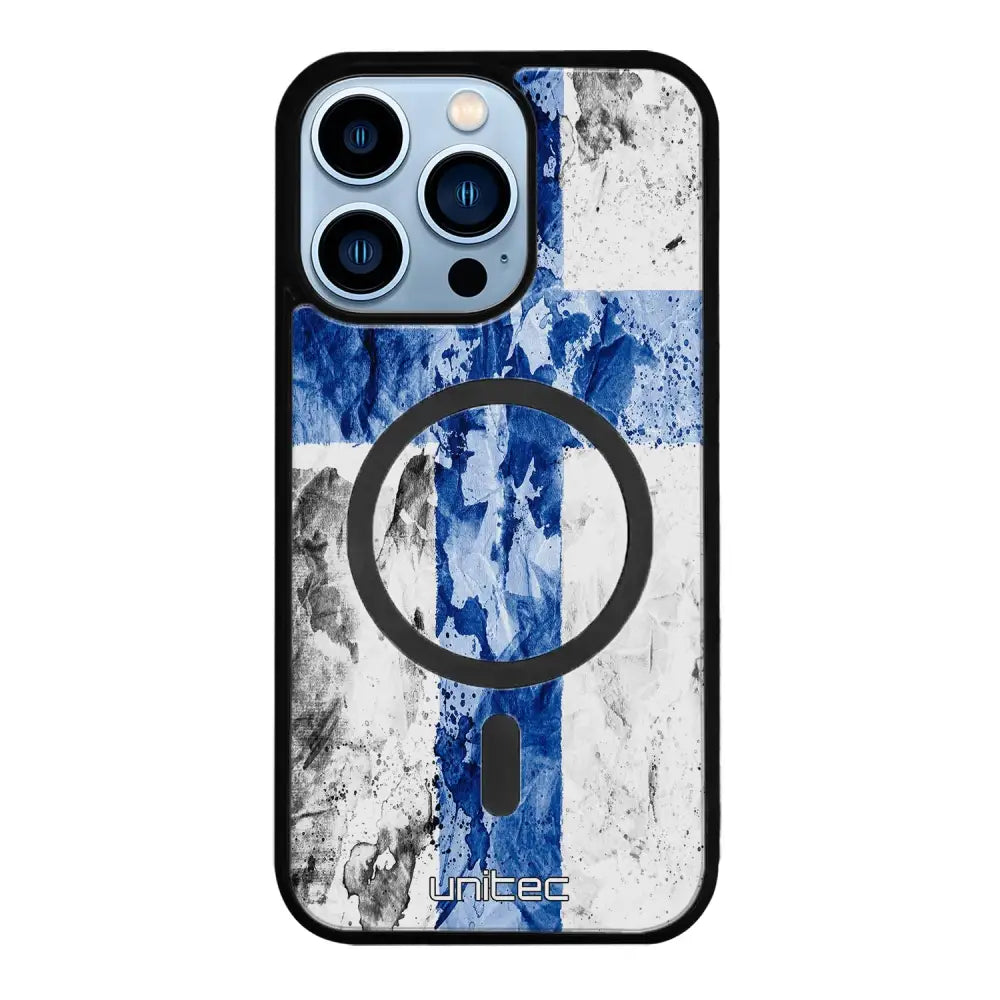 iPhone 13 Pro Max suojakuoret - Painted Finnish Flag