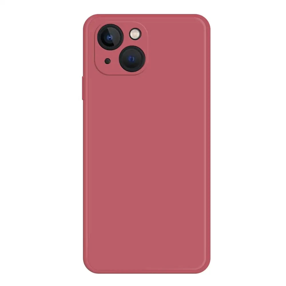 iPhone 13 Silikoni suojakuori - Punainen