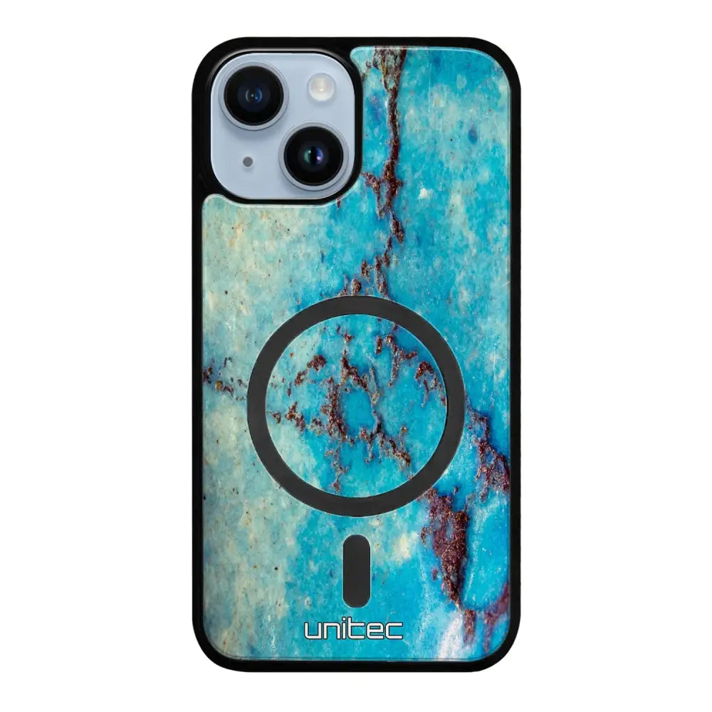 iPhone 14 marmori suojakuoret - Turquoise Marble