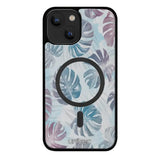 iPhone 14 Plus kukka suojakuoret - Monstera Texture