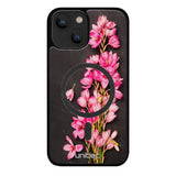 iPhone 14 Plus kukka suojakuoret - Pink Flowers