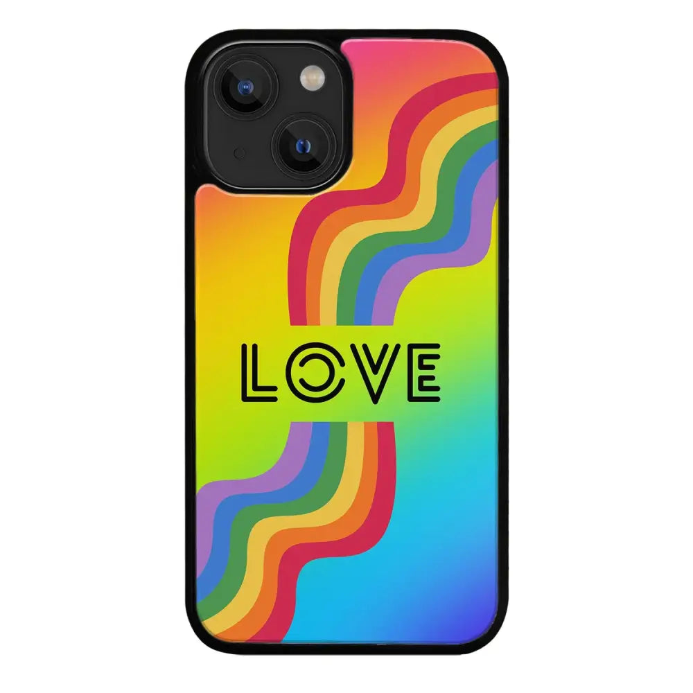 iPhone 14 Plus pride suojakuoret - Love - Ei