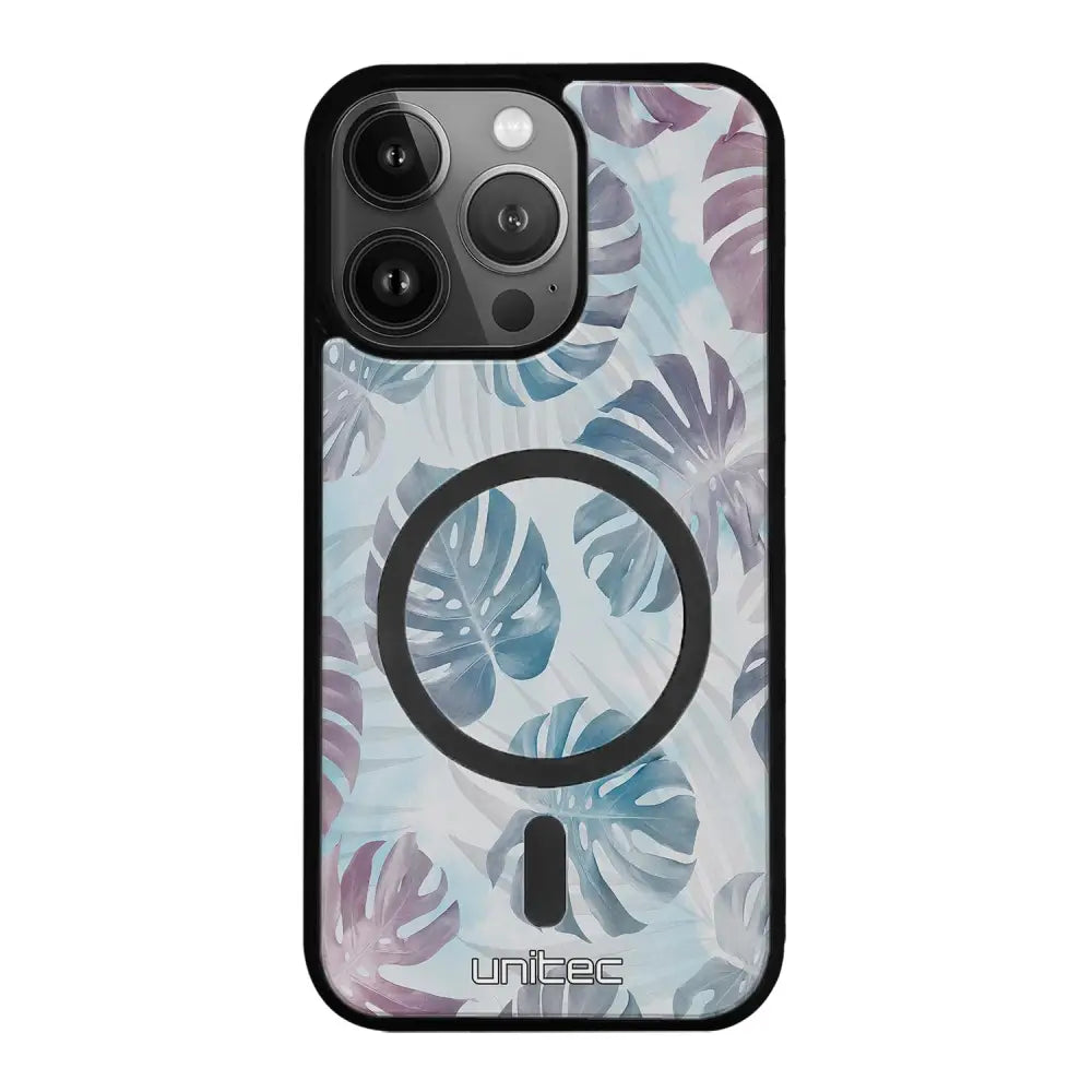 iPhone 14 Pro Max kukka suojakuoret - Monstera Texture