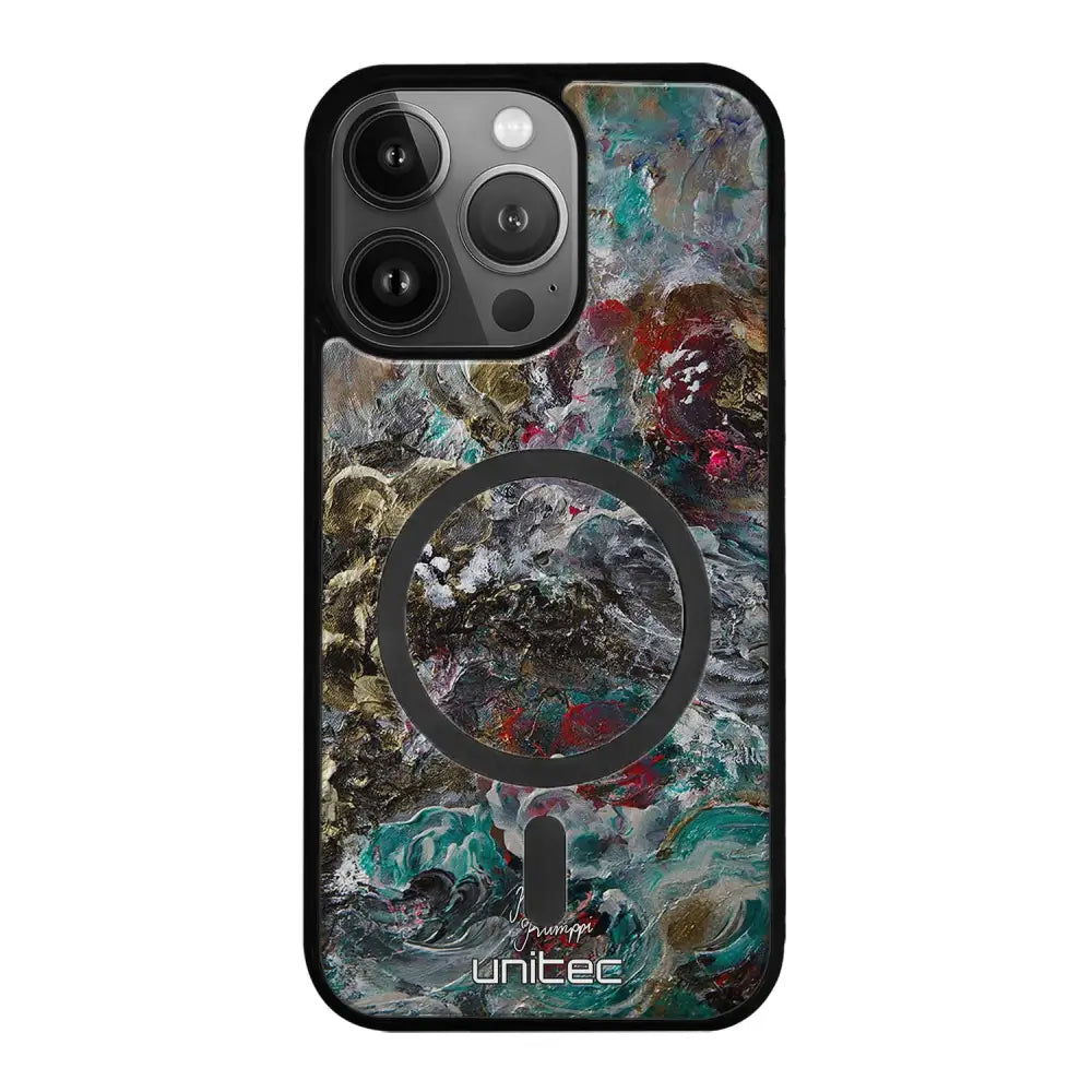 iPhone 14 Pro Max modern art suojakuoret - Heart Knows - Noora Kämppi