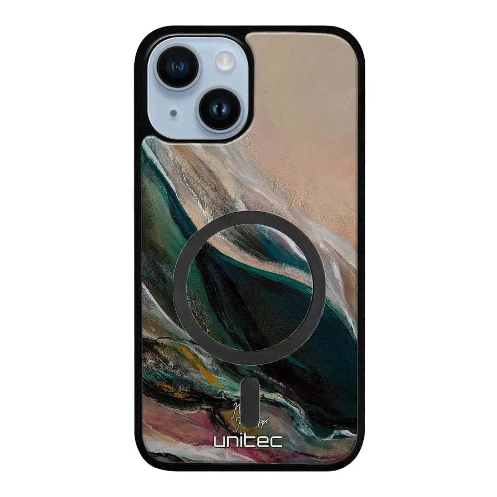 iPhone 15 modern art suojakuoret - Nudge - Noora Kämppi