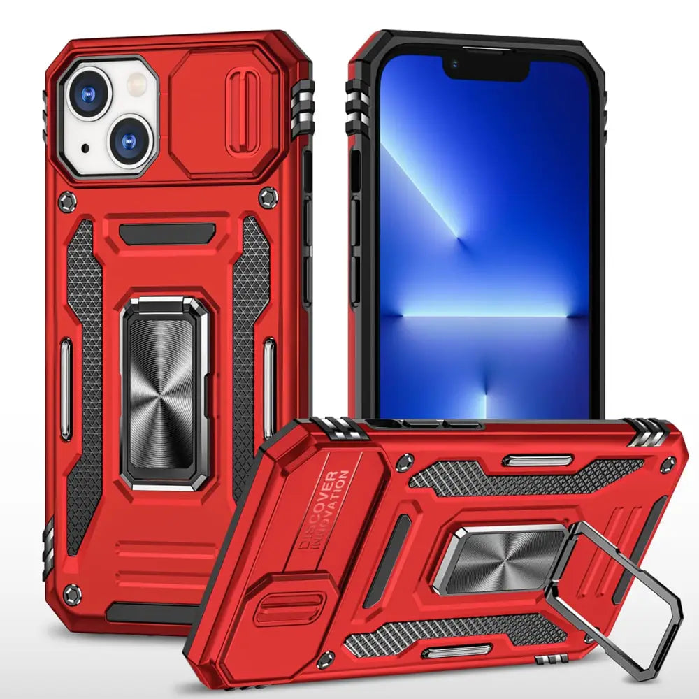 iPhone 15 Plus Armor suojakuori - Punainen