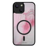 iPhone 15 Plus marmori suojakuoret - Pink Pok Rie