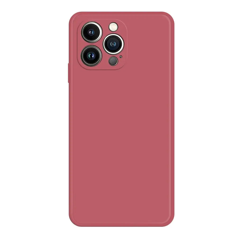 iPhone 15 Pro Silikoni suojakuori - Punainen