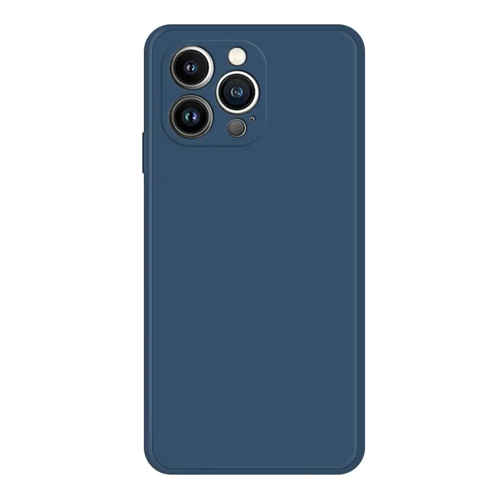 iPhone 15 Pro Silikoni suojakuori - Sininen