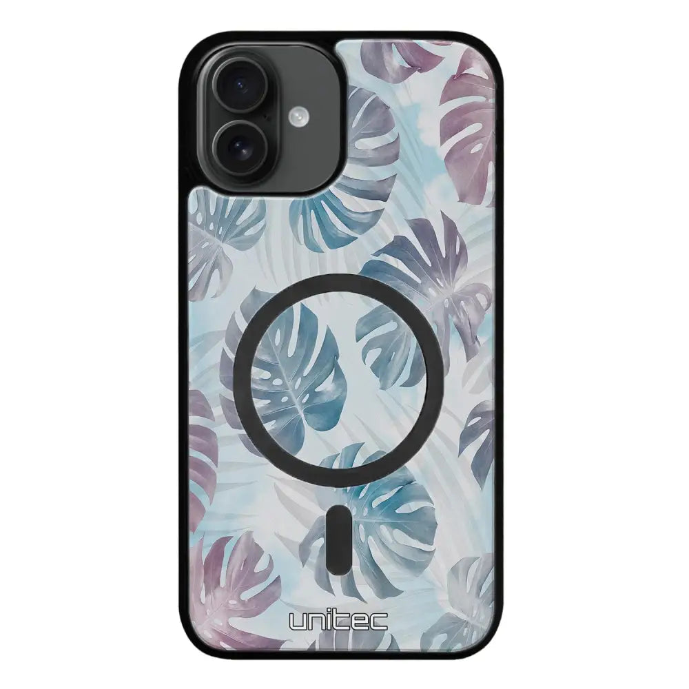 iPhone 16 kukka suojakuoret - Monstera Texture