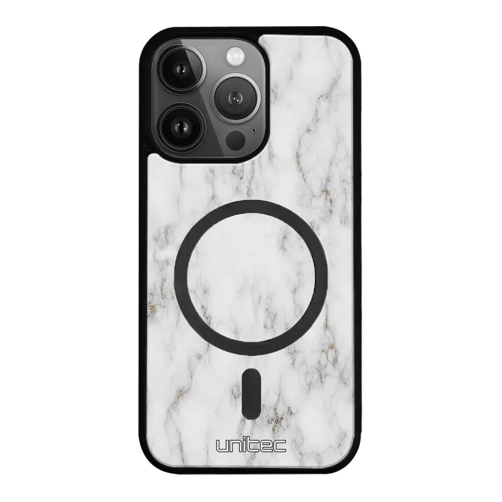 iPhone 16 Pro Max marmori suojakuoret - White Marble