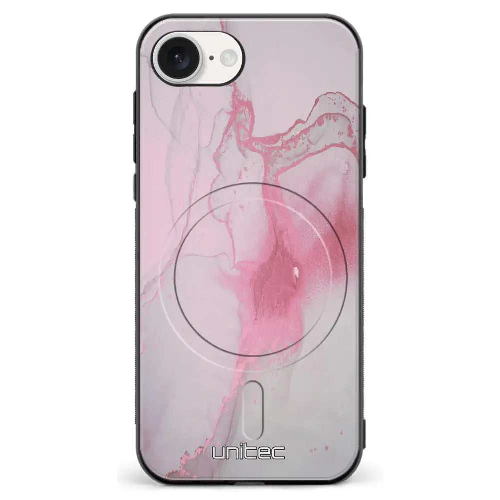 iPhone 16e marmori suojakuoret Pink Pok Rie