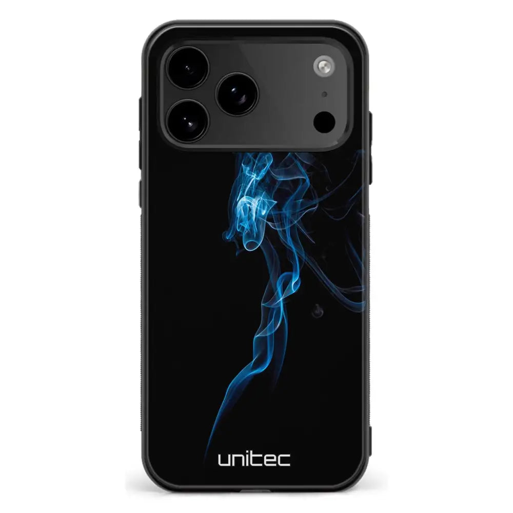 iPhone 17 Air suojakuoret Blue Smoke On Black Ei