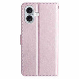 iPhone 17 Lompakko Suojakotelo - Ruusukulta