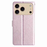 iPhone 17 Pro Lompakko Suojakotelo - Ruusukulta