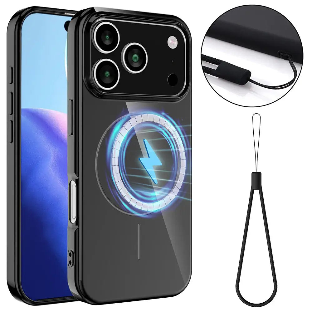 iPhone 17 Pro MagSafe Suojakuori - Musta