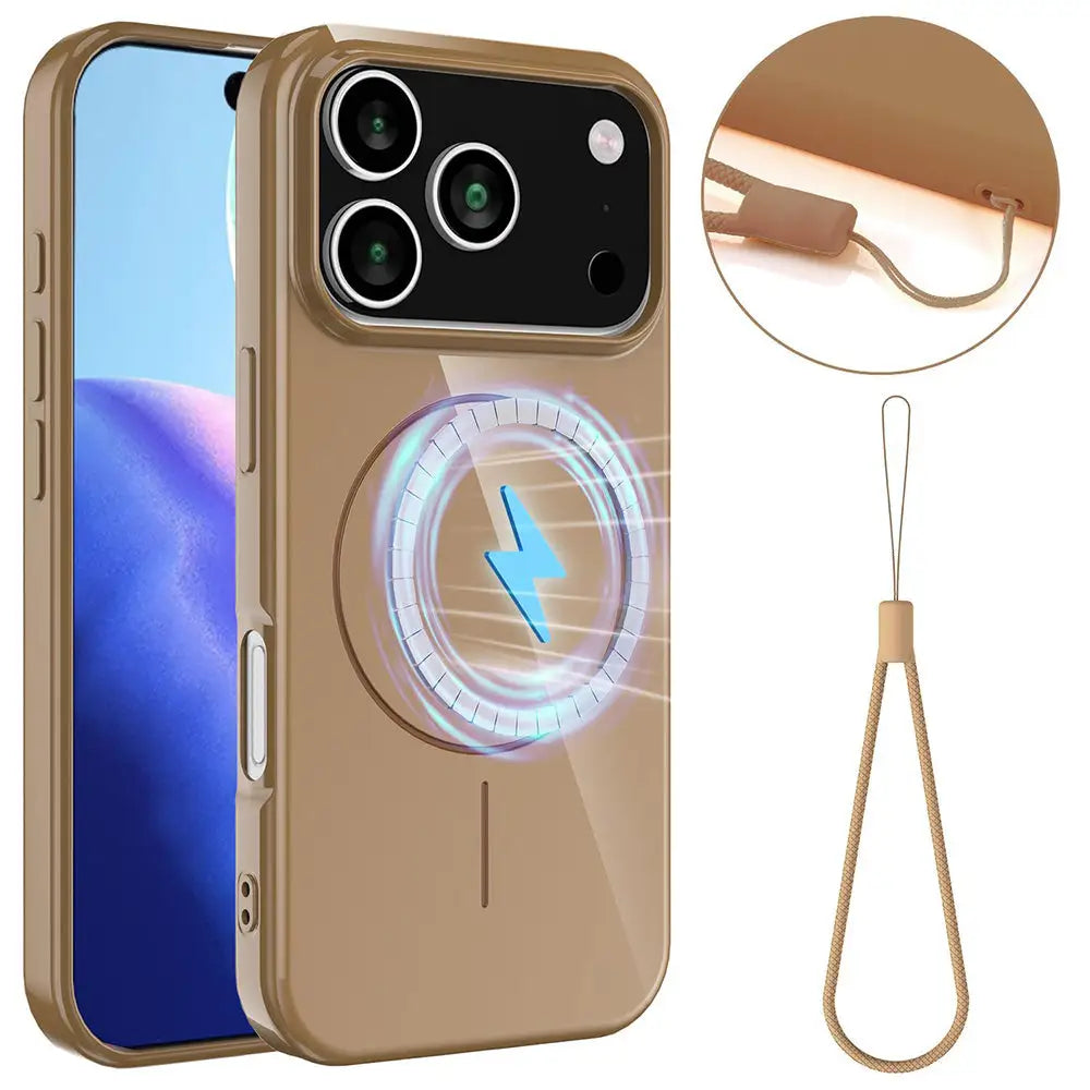 iPhone 17 Pro MagSafe Suojakuori - Ruskea