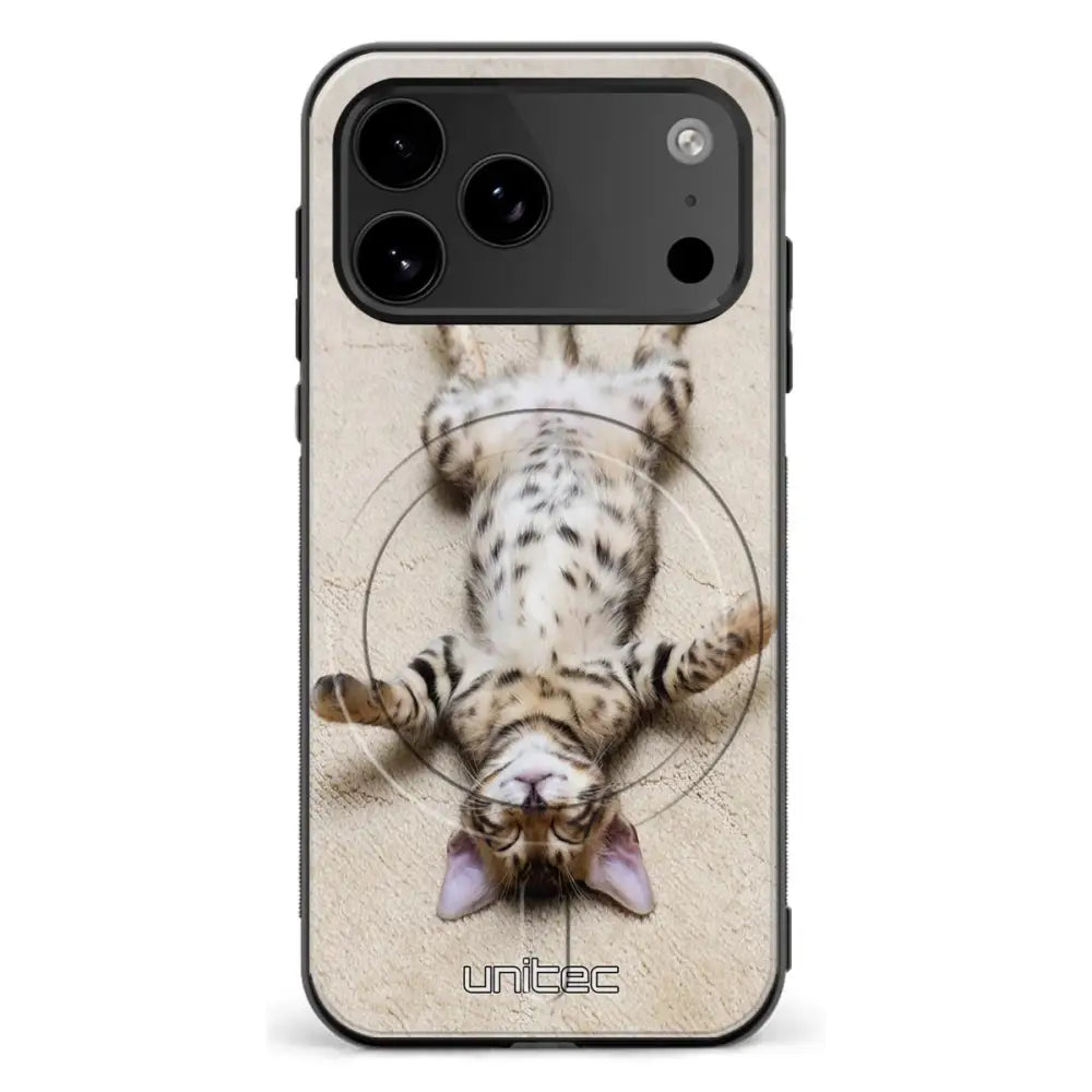 iPhone 17 Pro Max kissa suojakuoret Relaxing Cat