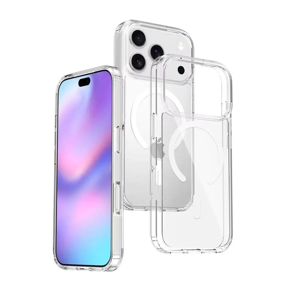 iPhone 17 Pro Max MagSafe Suojakuori Läpinäkyvä