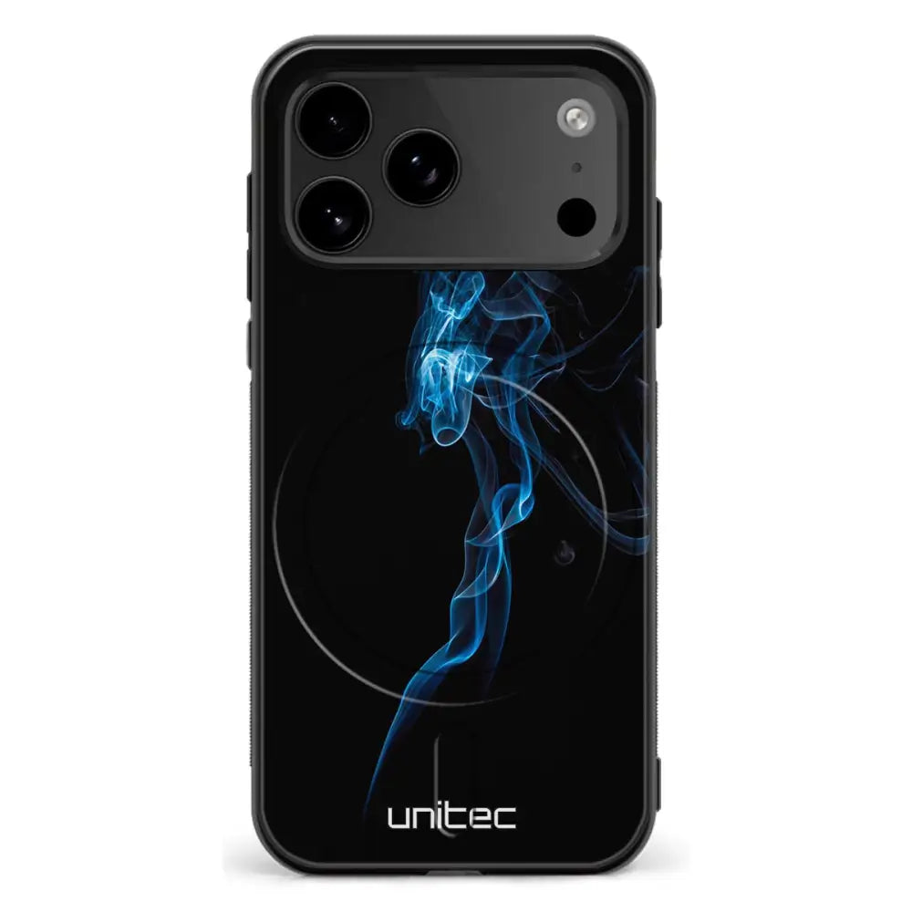 iPhone 17 Pro Max suojakuoret Blue Smoke On Black