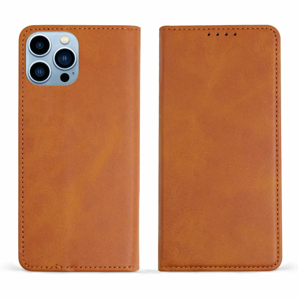 iPhone 14 Pro Max Unitec Lompakko Suojakotelo Ruskea