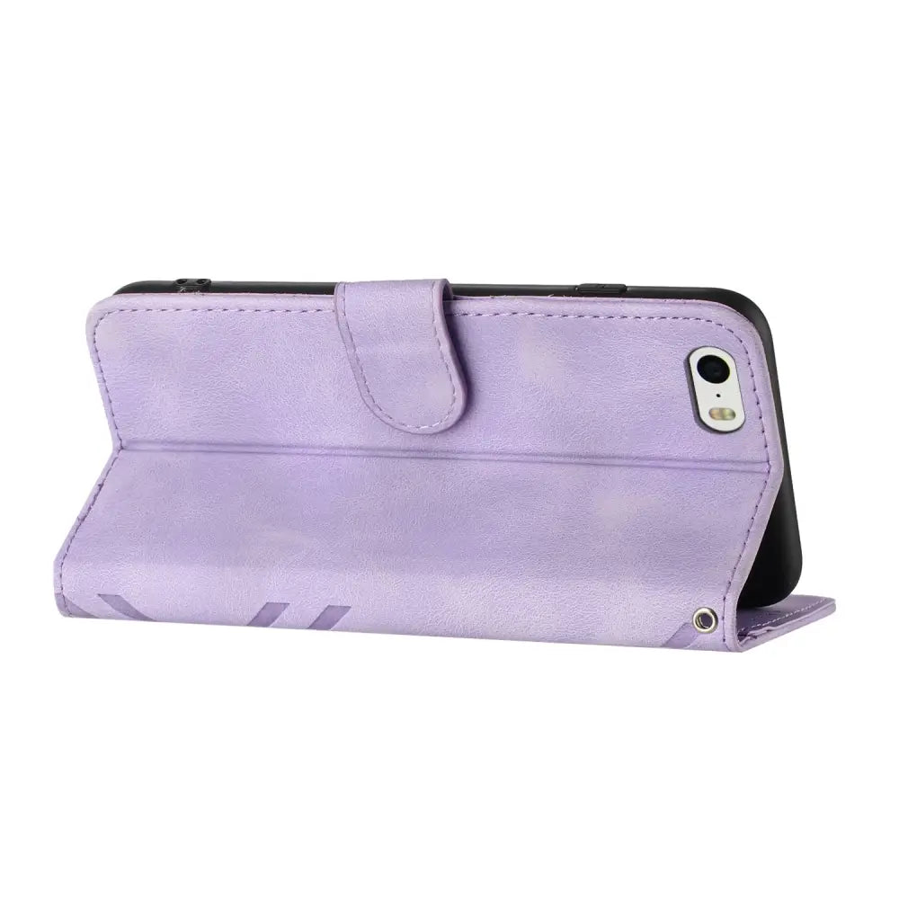iPhone 5 / 5s / SE (2016) Lompakko Suojakotelo Violetti