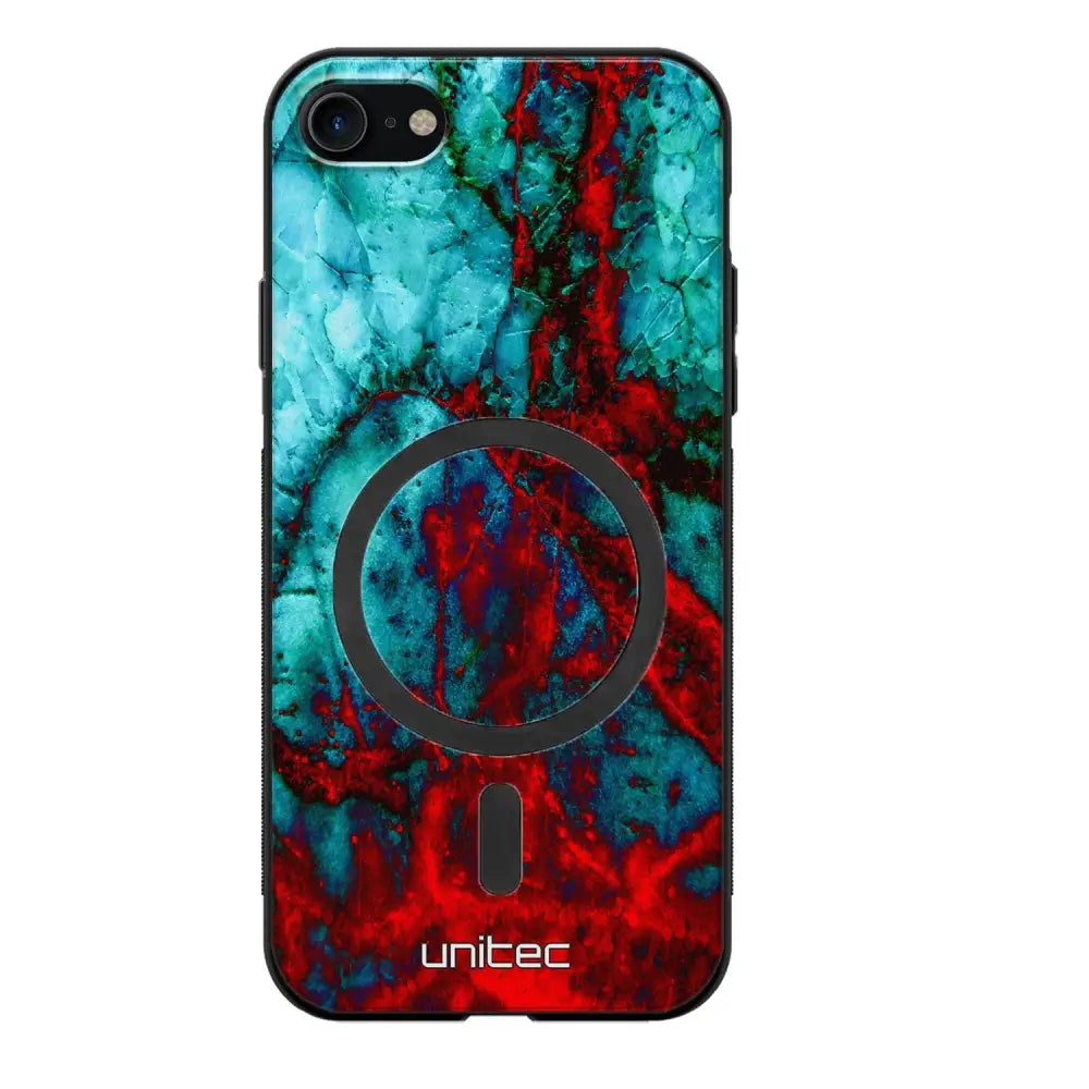 iPhone 7 marmori suojakuoret - Blue Red Marble