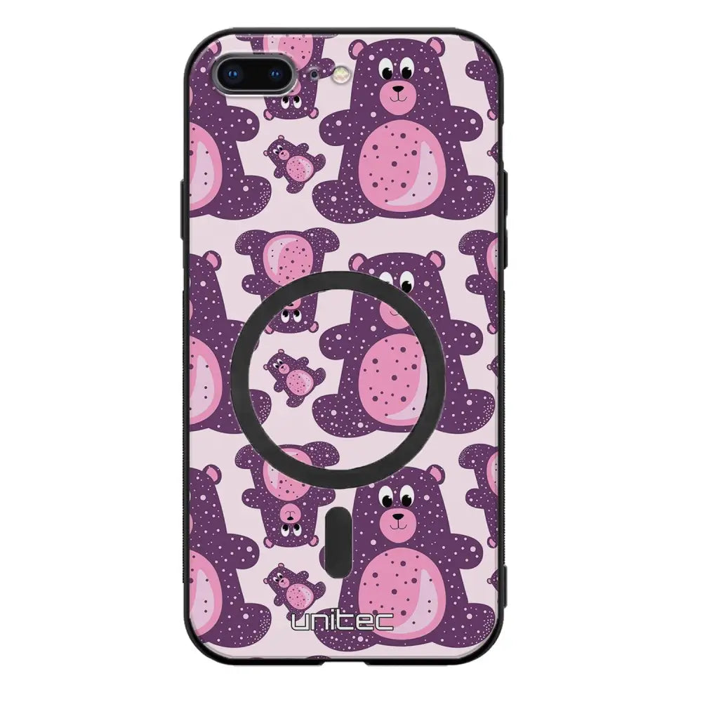 iPhone 7 Plus suojakuoret - Purple Teddy Bear