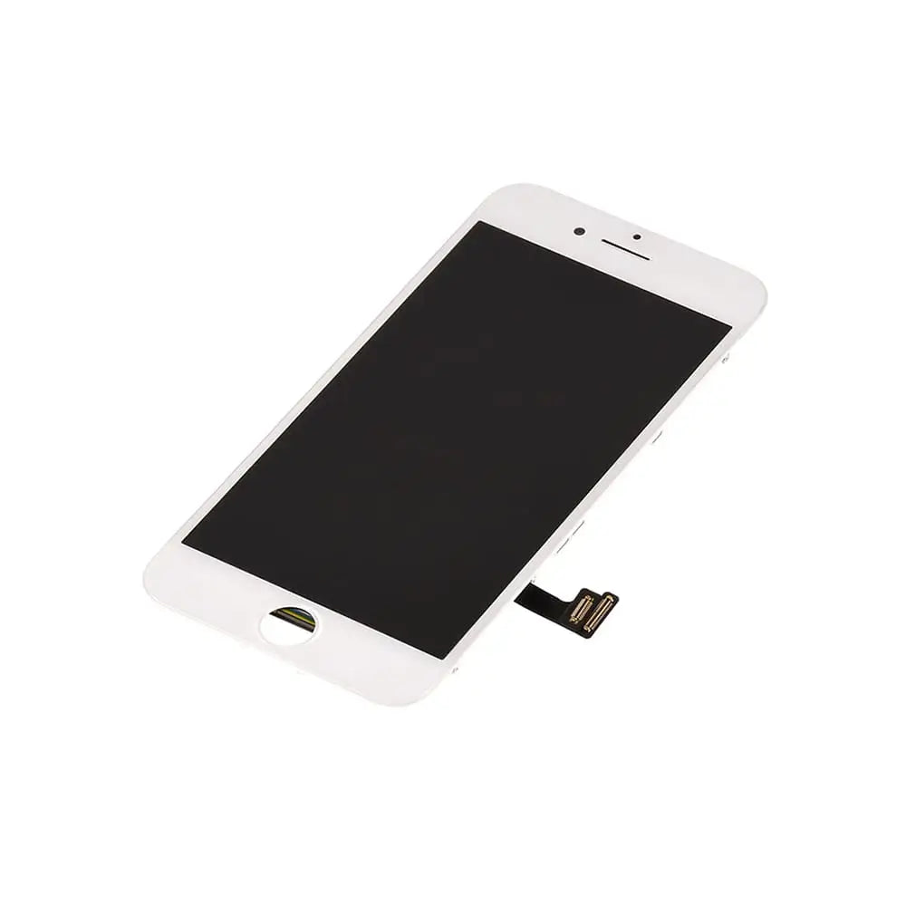 iPhone 8 Näyttö Valkoinen - Pelti asennettuna