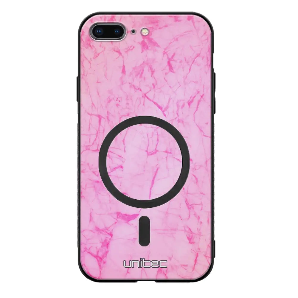 iPhone 8 Plus marmori suojakuoret - Light Pink Marble