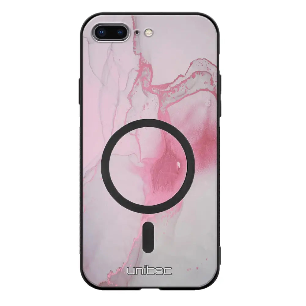 iPhone 8 Plus marmori suojakuoret - Pink Pok Rie