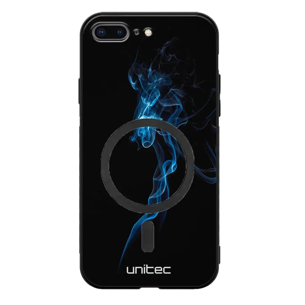 iPhone 8 Plus suojakuoret - Blue Smoke On Black
