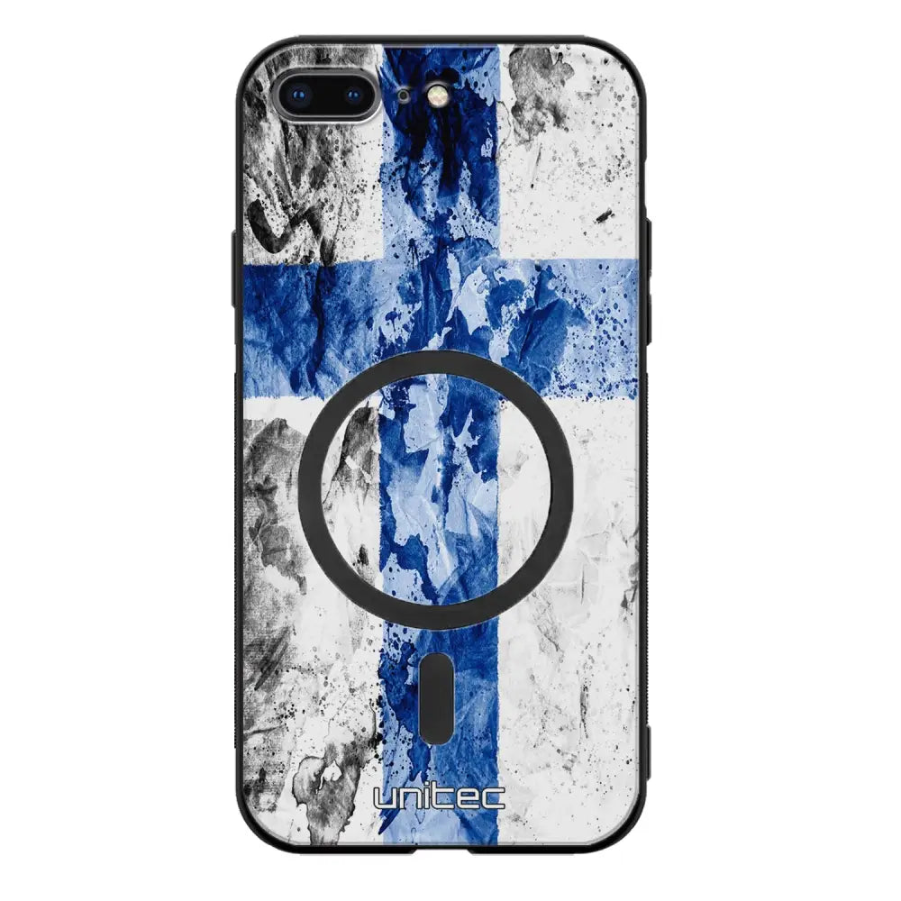 iPhone 8 Plus suojakuoret - Painted Finnish Flag