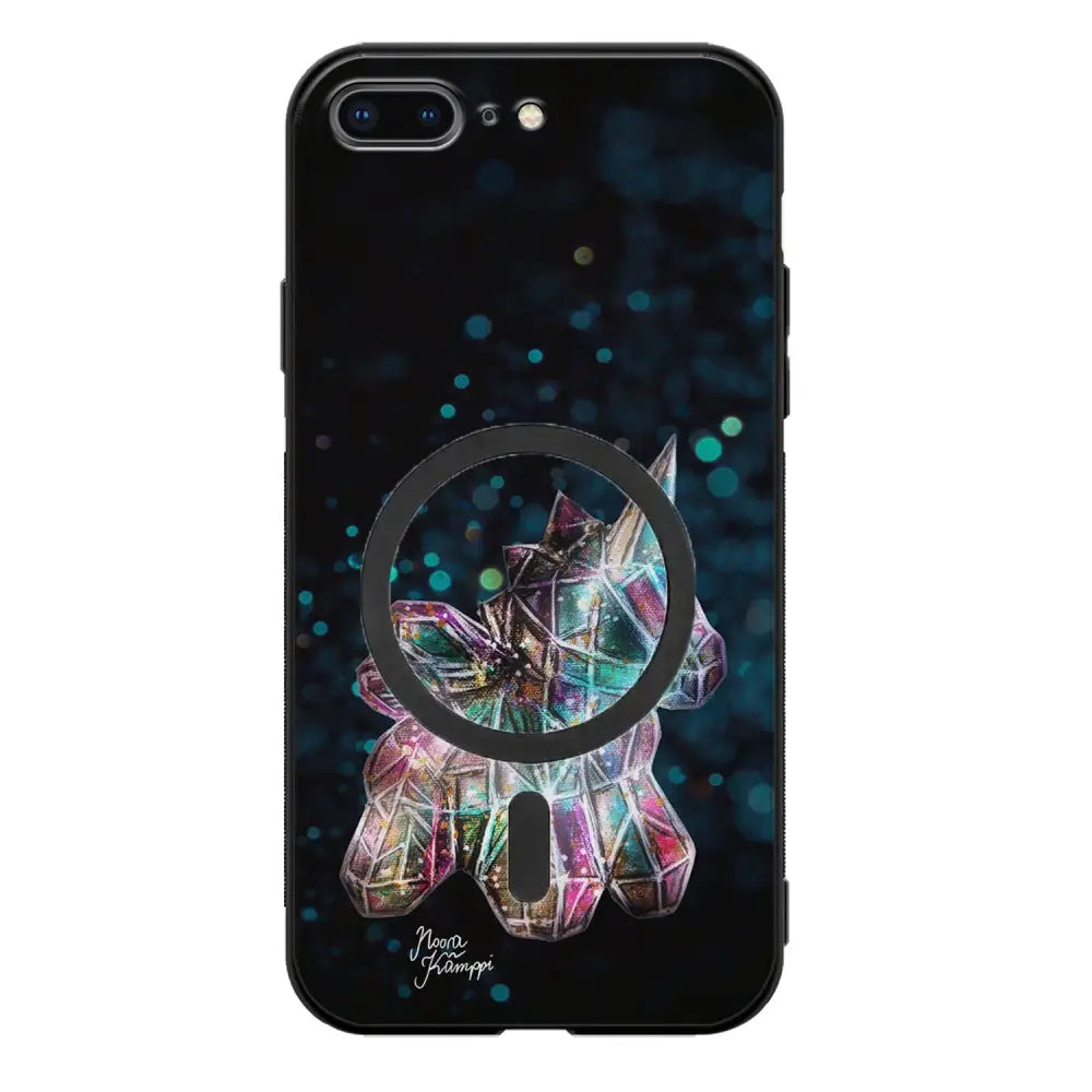 iPhone 8 Plus unicorn suojakuoret - Sininen - Noora Kämppi