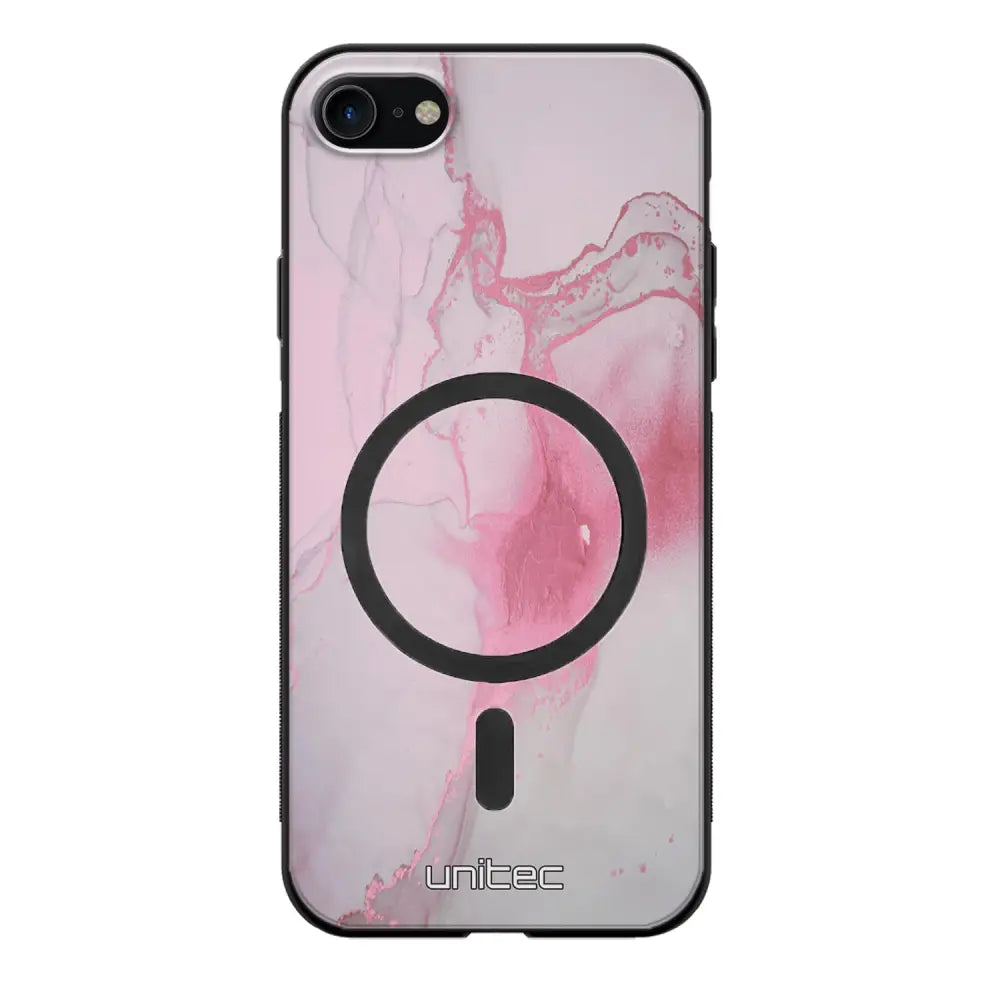 iPhone SE 2020 marmori suojakuoret - Pink Pok Rie