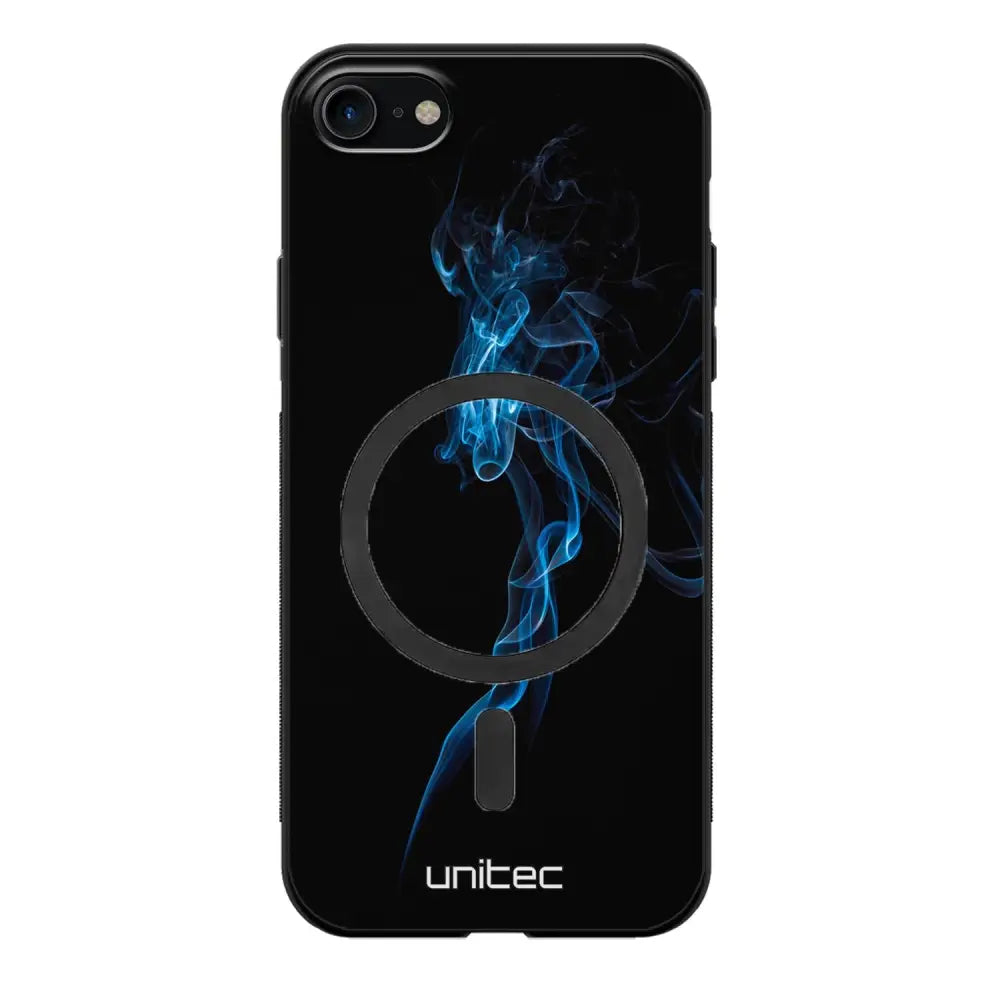 iPhone SE 2020 suojakuoret - Blue Smoke On Black
