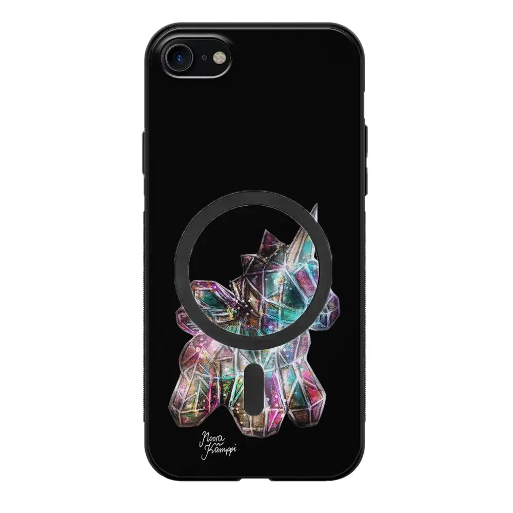 iPhone SE 2020 unicorn suojakuoret - Musta - Noora Kämppi