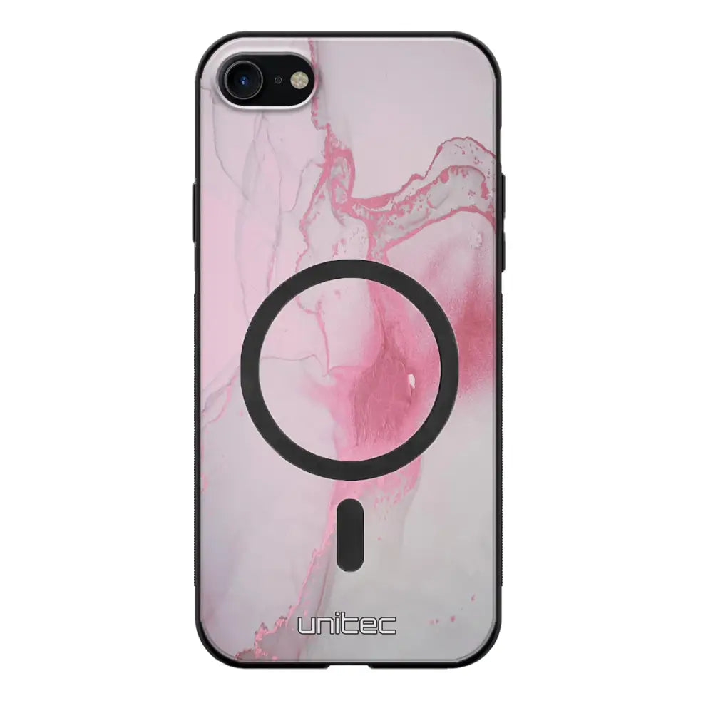 iPhone SE 2022 marmori suojakuoret - Pink Pok Rie