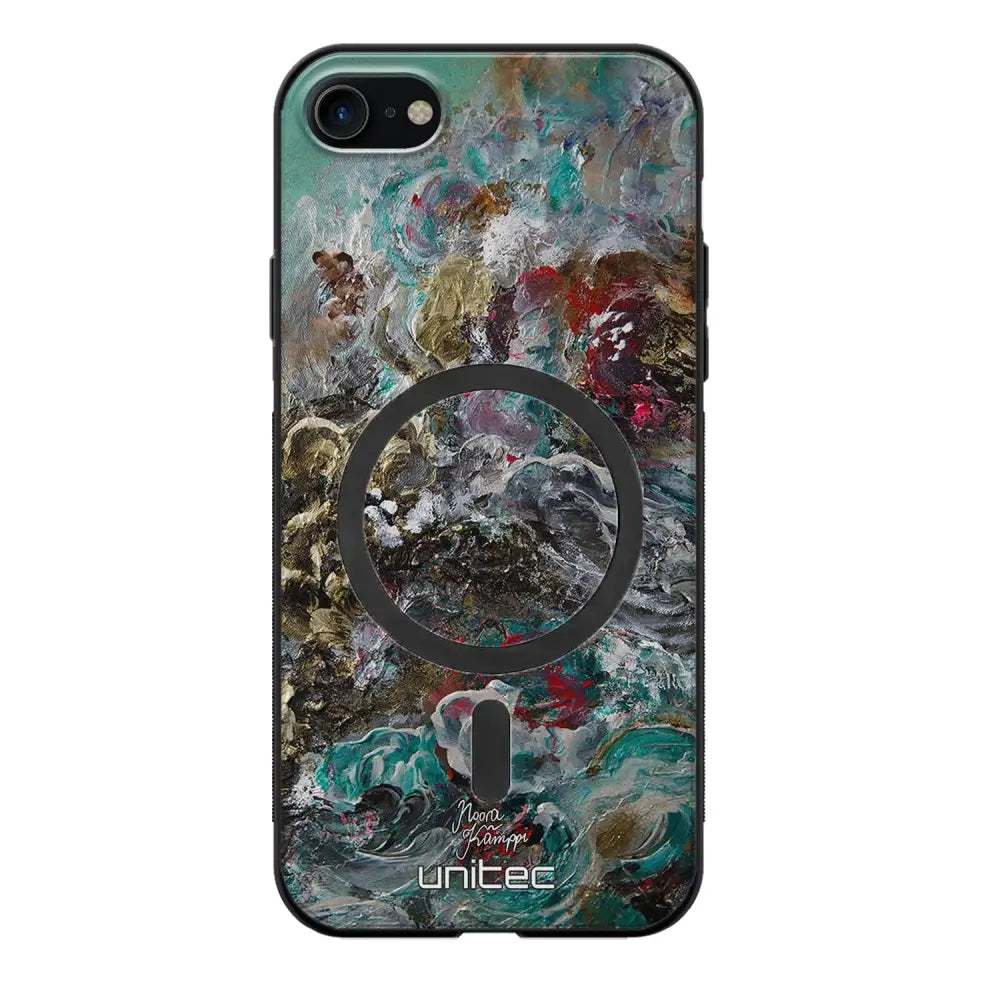 iPhone SE 2022 modern art suojakuoret - Heart Knows - Noora Kämppi