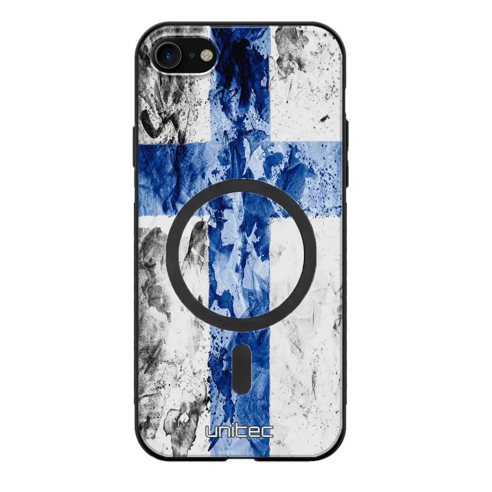 iPhone SE 2022 suojakuoret - Painted Finnish Flag