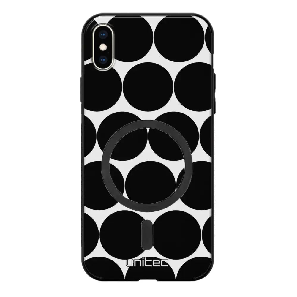 iPhone X pallo suojakuoret - Musta Pallo