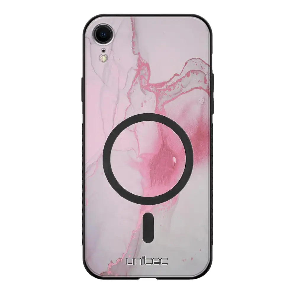 iPhone XR marmori suojakuoret - Pink Pok Rie