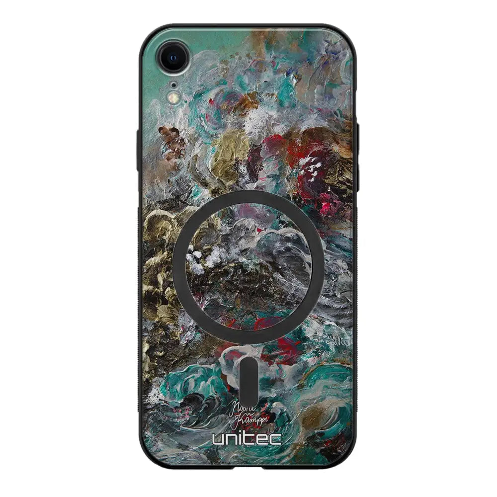 iPhone XR modern art suojakuoret - Heart Knows - Noora Kämppi