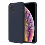 iPhone XR Silikonikuori Tummansininen