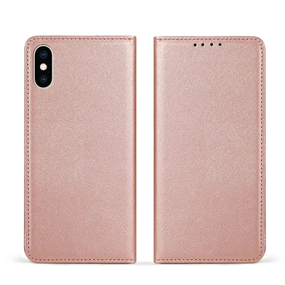 iPhone XS Max Lompakko Suojakotelo Ruusukulta