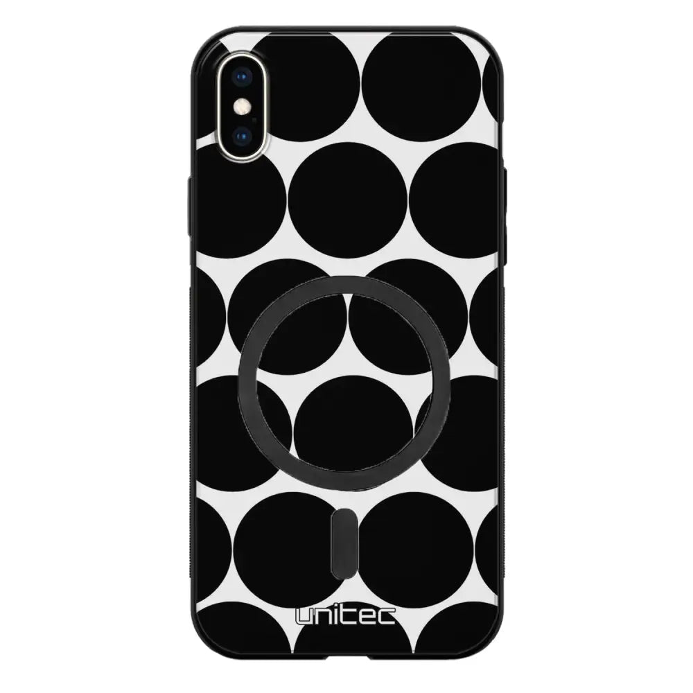 iPhone XS Max pallo suojakuoret - Musta Pallo