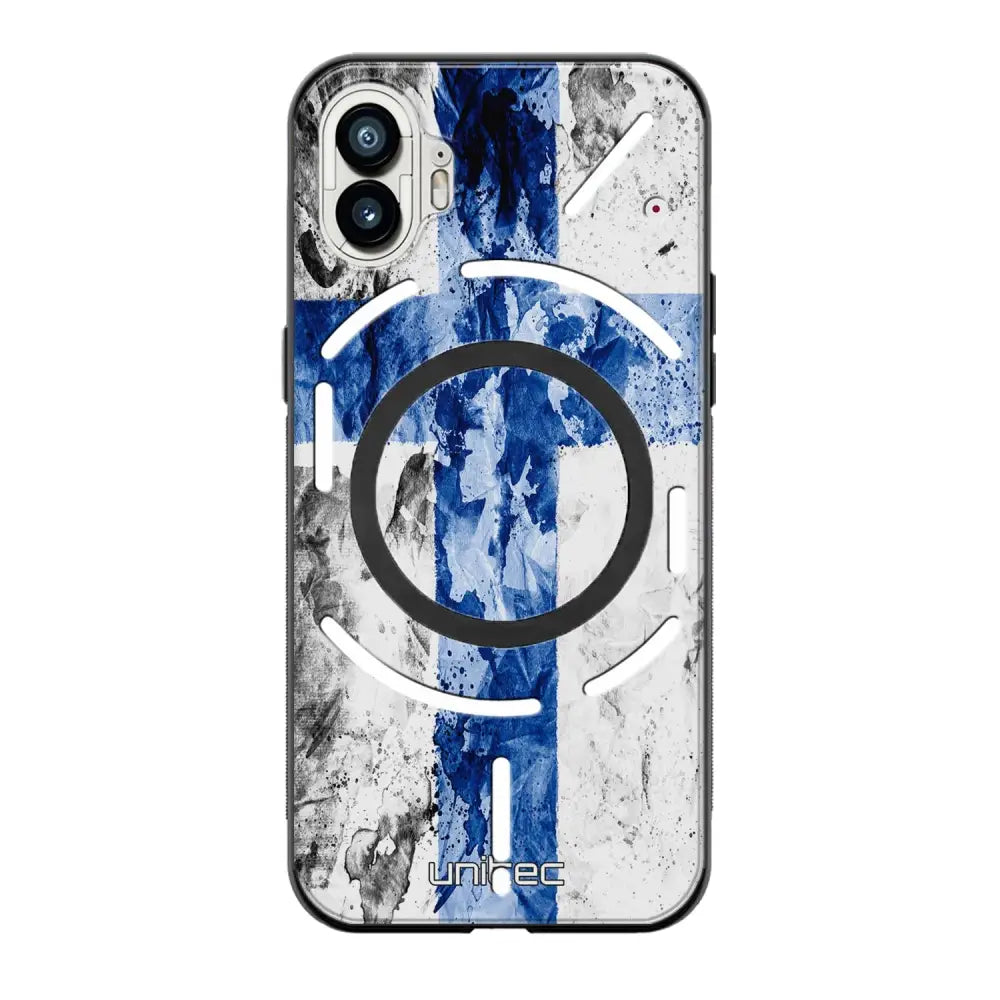 Nothing Phone 2 suojakuoret - Painted Finnish Flag