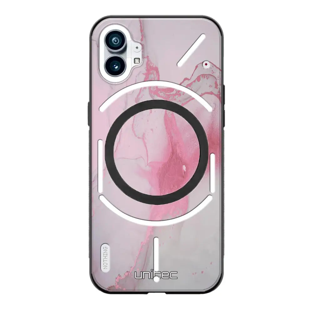 Nothing Phone marmori suojakuoret - Pink Pok Rie