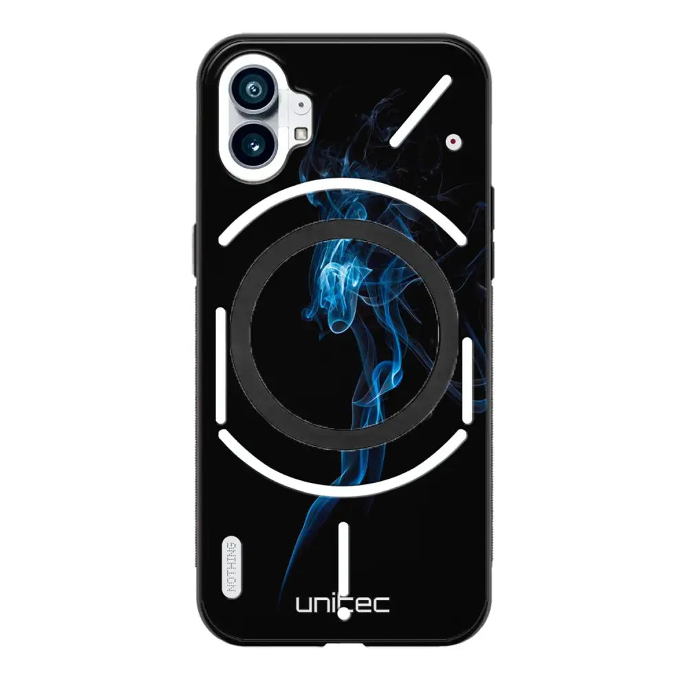 Nothing Phone suojakuoret - Blue Smoke On Black
